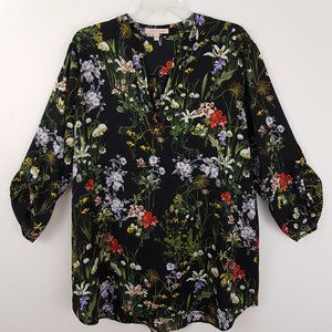 Gibson Latimer XL Semi Sheer Top, 3/4 Sleeves